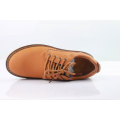 Homens elegantes guniune couro oxford sapatos